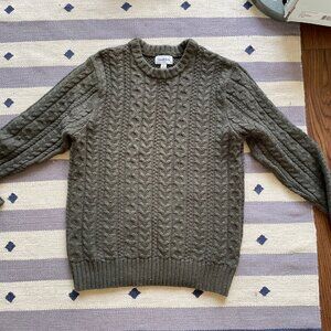 Men's Goodfellow Green Cable Knit Sweater (Like New) Size Medium